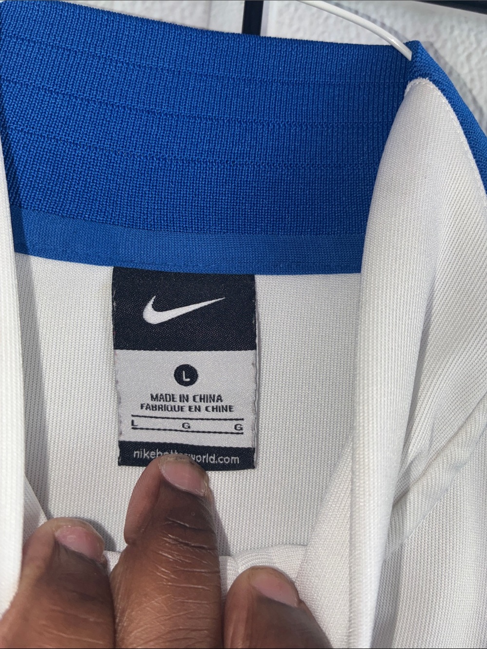 Nike White and Royal Blue USA Track Jacket - Picture 2 of 4